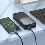 پاوربانک هوکو مدل J136A رنگ مشکی 20 هزار میلی آمپر 22.5W - تصویر 4