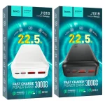 پاوربانک J101B Astute با ظرفیت 30000 میلی‌آمپر ساعتی و خروجی 22.5 وات – شارژ سریع و ایمن