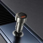 شارژر ماشین HOCO با توان 48 وات – USB-C PD 30W + USB-A QC3.0 برای آیفون و لپ‌تاپ