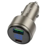 شارژر ماشین Hoco مدل Z57B با نمایشگر دیجیتال ولتاژ و خروجی 30 وات