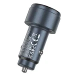 شارژر ماشین Hoco مدل Z57B با نمایشگر دیجیتال ولتاژ و خروجی 30 وات