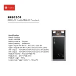 پاوربانک پرووان مدل PPB5208 با ظرفیت 20000 میلی‌آمپر ساعتی – شارژ سریع و ایمن