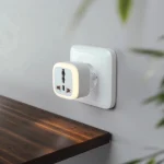 تبدیل 3 به 2 چراغدار گرین لاین | آداپتور یونیورسال با چراغ LED