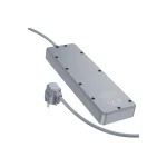 چندراهی برق بروفون BAC5A با 5 پریز، خروجی USB-C 20W، 3 پورت USB-A و محافظ ولتاژ. توان 2500 وات، کابل 1.5 متری، سازگار با پریز ایران. ایده‌آل برای خانه و دفتر.