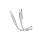 کابل تبدیل AUX به USB-C هوکو UPA30 طول 1 متر, کابل هوکو UPA30, کابل USB-C به 3.5mm, کابل HIFI, کابل با تراشه DAC, کابل صوتی دیجیتال, کابل نایلونی بافته شده, کابل سازگار با سامسونگ, کابل شیائومی, کابل هوآوی, کابل لپ‌تاپ USB-C, کابل Plug and Play, کابل با کیفیت بالا, کابل 1 متری, کابل بدون نویز, کابل حرفه‌ای, کابل برای موسیقی, کابل با استاندارد بین‌المللی, کابل مقاوم, کابل هوکو
