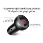 شارژر فندکی مک دودو CC-6810 با نمایشگر دیجیتال 5 آمپر