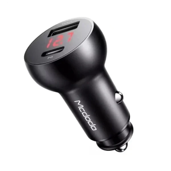 شارژر فندکی مک دودو CC-6810 با نمایشگر دیجیتال 5 آمپر
