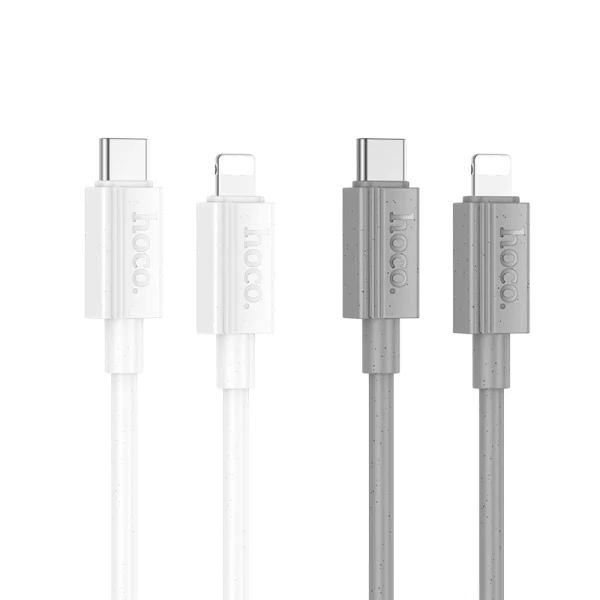کابل شارژ 20 وات Lightning به USB-C هوکو مدل X107 طول1 متر 1 کابل شارژ 20 وات Lightning به USB-C هوکو مدل X107 طول1 متر