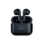 ایرپاد وریتی V-T104SE با درایور 13mm، بلوتوث 5.3، فناوری DUAL MIC ENC و عمر باتری 5 ساعته. طراحی ارگونومیک — مناسب برای موسیقی و تماس.