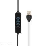 رینگ لایت DX260 با قطر 26 سانتی‌متر، دمای رنگ 2700-5500K، ریموت و هولدر گوشی. سبک (480 گرم) و سازگار با سه‌پایه.