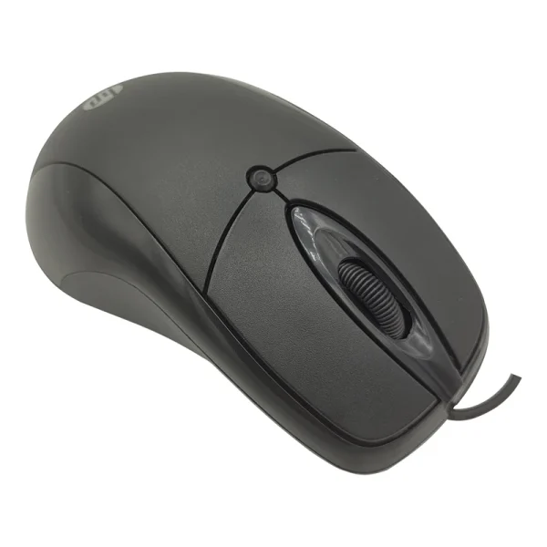 ماوس HP S1 با حسگر اپتیکال 1600 DPI، طراحی ارگونومیک، قابلیت دو دسته و کابل 110 سانتی‌متری. بدون نیاز به درایور — مناسب برای خانه و اداره.