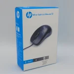 ماوس HP S1 با حسگر اپتیکال 1600 DPI، طراحی ارگونومیک، قابلیت دو دسته و کابل 110 سانتی‌متری. بدون نیاز به درایور — مناسب برای خانه و اداره.