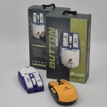 ماوس گیمینگ ایلون BUTTON با حسگر لیزری 3100DPI، اتصال سه‌گانه (USB/بلوتوث/Type-C)، کلیک بی‌صدا و باتری قابل شارژ. بدون نور — مناسب گیمرها.