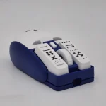 ماوس گیمینگ ایلون BUTTON با حسگر لیزری 3100DPI، اتصال سه‌گانه (USB/بلوتوث/Type-C)، کلیک بی‌صدا و باتری قابل شارژ. بدون نور — مناسب گیمرها.
