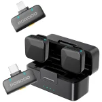میکروفون یقه‌ای پرودو Orion با کانکتور Type-C و Lightning، جفت‌شدن خودکار، برد 20 متر و باتری 5 ساعته. مناسب برای آیفون، اندروید و لپ‌تاپ.