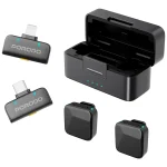میکروفون یقه‌ای پرودو Orion با کانکتور Type-C و Lightning، جفت‌شدن خودکار، برد 20 متر و باتری 5 ساعته. مناسب برای آیفون، اندروید و لپ‌تاپ.