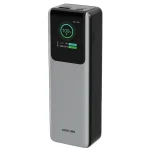 پاوربانک گرین لاین ولتورا با ظرفیت 20000mAh، شارژ سریع 100 وات (PD) و نمایشگر TFT. مناسب برای لپ‌تاپ و گوشی — سبک و جمع‌وجور.