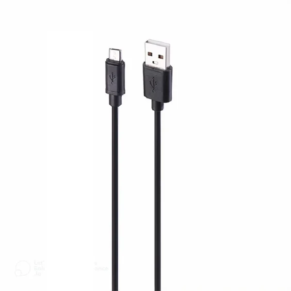 کابل USB به microUSB وریتی CB3150A با روکش TPE، کانکتور آلومینیومی و طول 1 متر. شارژ سریع و انتقال داده برای دستگاه‌های microUSB.