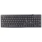 کیبورد پی‌نت KB-1600 Full Size با سوییچ ممبران، اتصال USB و بدون نور. مناسب برای استفاده اداری و خانگی — وزن 350 گرم.