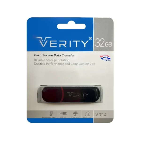 فلش مموری وریتی مدل V714 ظرفیت 32 گیگابایت USB3.0