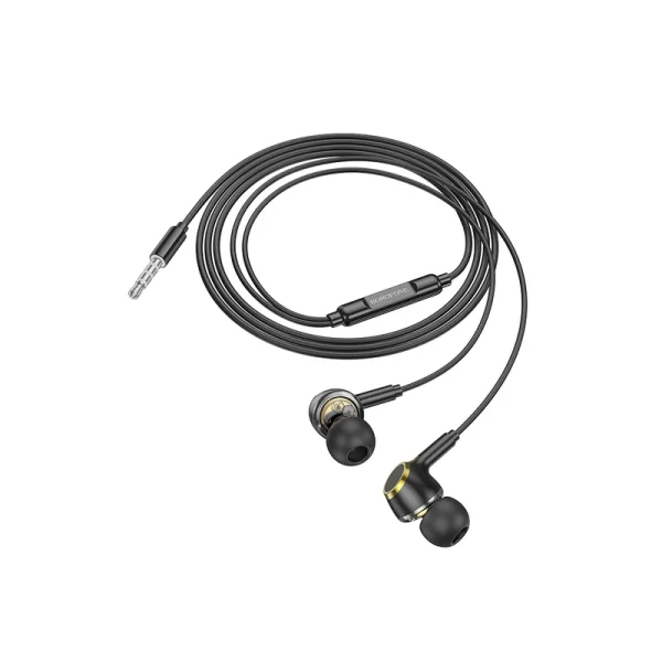 هندزفری بروفون مدل BM90 AUX با صدای HIFI، میکروفون HD، کلید کنترل تماس و موسیقی، فرکانس 20–20kHz و گواهینامه کیفیت بین‌المللی. اصالت گارانتی‌شده و ارسال سراسر کشور.