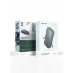 پاوربانک گرین لاین PD20W SOLAR 2 با ظرفیت 20000 میلی‌آمپر، شارژ خورشیدی، کابل داخلی و پشتیبانی از شارژ 5 دستگاه همزمان.