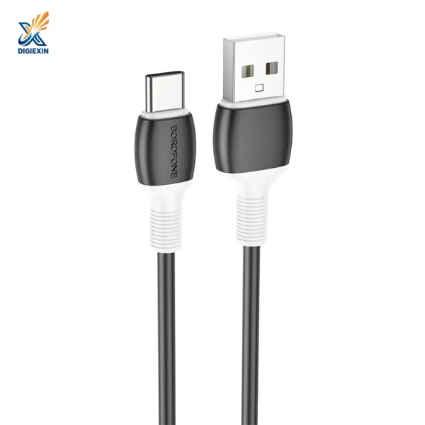کابل شارژ USB-A به USB-C بروفون مدل BX84 طول یک متر