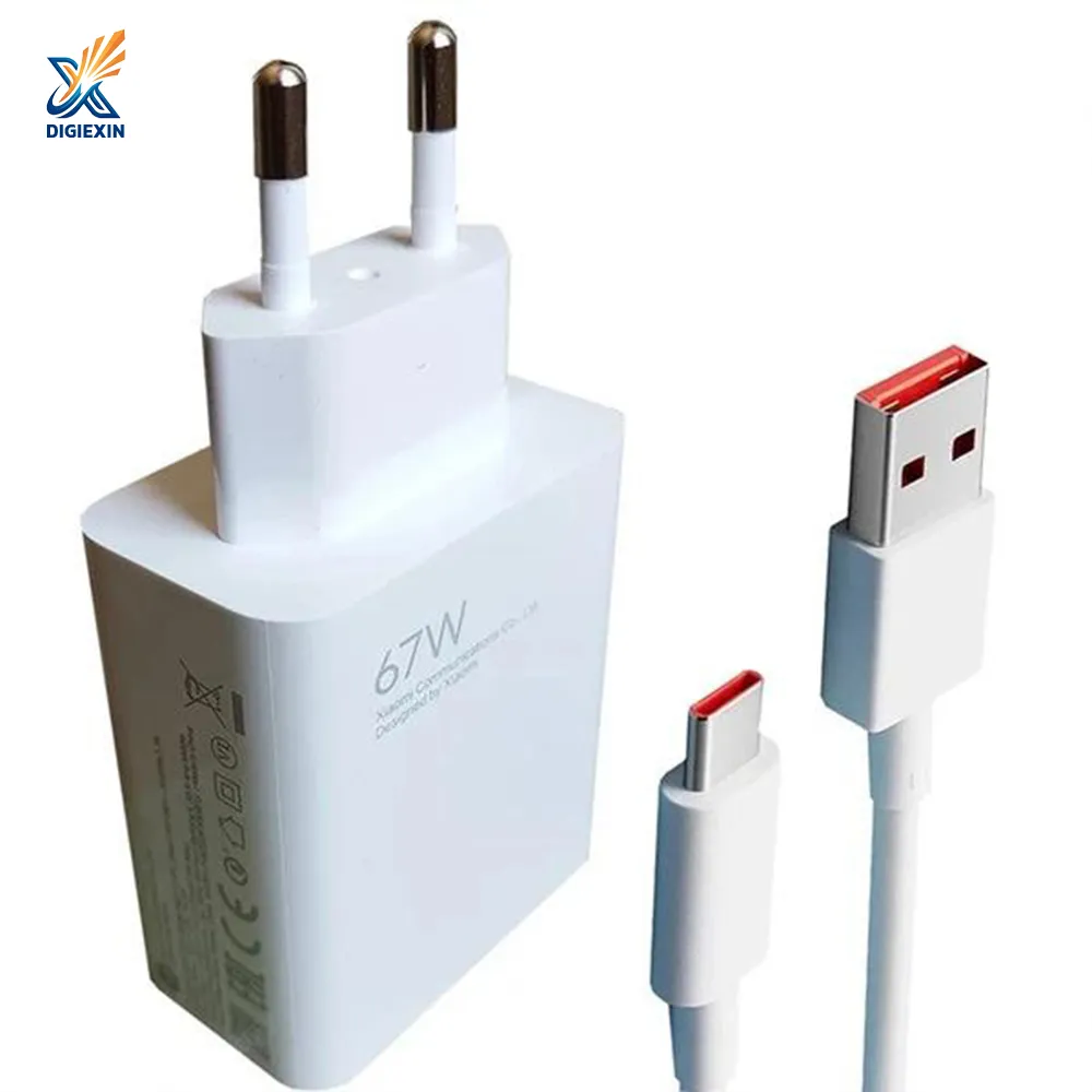 شارژر ۶۷ وات شیامی همراه با کابل اصل 2 شارژر 67 وات شیامی همراه با کابل اصل - Image 1