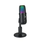 میکروفن هویت مدل HAVIT GK51 مشکی رومیزی گیمینگ با سیم و پایه گردان