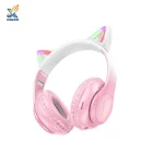 هدفون بلوتوثی هوکو مدل W42 رنگ آبی