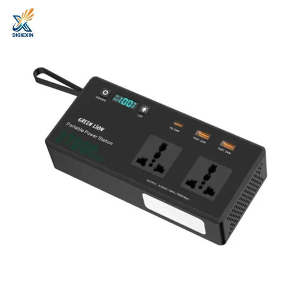 پاور استیشن گرین لاین مدل GNVTMTE27PBBK ظرفیت 27000 میلی‌آمپر ساعت