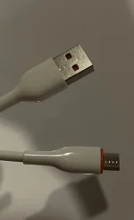 کابل microUSB 1 متری USB-A به microUSB با کانکتورهای فلزی و روکش پلاستیکی