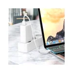 کابل بروفون مدل BX93 USB به USB-C 25 سانتی‌متری با محافظت از شارژ و طراحی جمع‌وجور