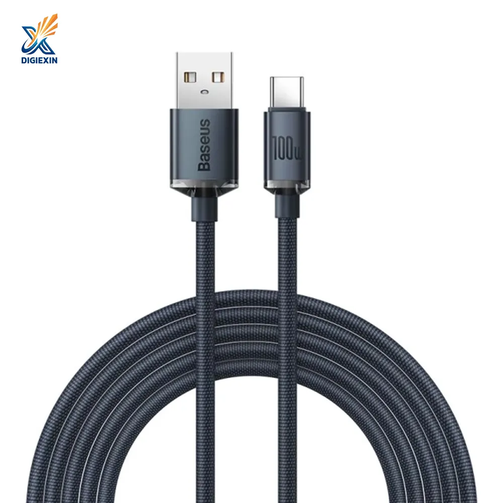 کابل تبدیل USB به USB-C بیسوس مدل CAJY000401 طول 1.2 متر 1 کابل تبدیل USB به USB-C بیسوس مدل CAJY000401 طول 1.2 متر - Image 1