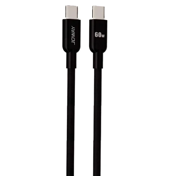 کابل جووی مدل CC-172 تایپ سی 1 متری با روکش سیلیکون نرم و طراحی انعطاف‌پذیر