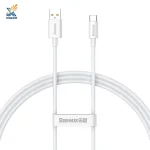 کابل شارژ و انتقال داده USB به USB-C باسئوس مدل p10320102214-01 طول 1 متر