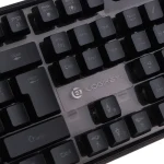 کیبورد لاجی کی مدل K230B گیمینگ با نورپردازی RGB و طراحی فول‌سایز