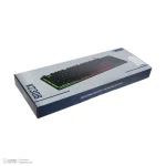کیبورد لاجی کی مدل K230B گیمینگ با نورپردازی RGB و طراحی فول‌سایز