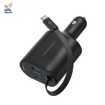 شارژر فندکی 65 وات پاورولوژی مدل Powerology PCCSR019