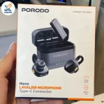 میکروفون بی‌سیم تایپ‑سی پرودو مدل Porodo Movo Lavalier Microphone PDLAMPHF76BK - تصویر 2