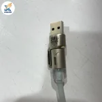 کابل شارژ چندکاره فنری (3 در 1) با قابلیت Fast Charge و انتقال دیتا - تصویر 4