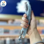 کابل شارژ چندکاره فنری (3 در 1) با قابلیت Fast Charge و انتقال دیتا - تصویر 5