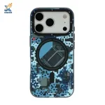 کاور یانگ‌کیت (Youngkit) طرح Camouflage Blue مناسب برای آیفون 17 پرومکس