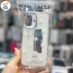 کاور شفاف اکلیلی طرح‌دار مناسب برای آیفون ۱۶ نرمال - تصویر 2