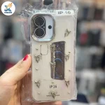 کاور شفاف اکلیلی طرح‌دار مناسب برای آیفون ۱۶ نرمال - تصویر 3
