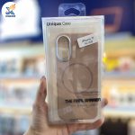 قاب اورجینال Unique Case مگ‌سیف‌دار با دور سخت و حاشیه لنز سیلور برای آیفون 17 - تصویر 4
