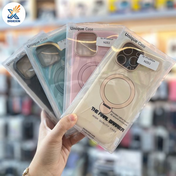 کاور FlexStand مدل iRon Ring مگ‌سیف‌دار برای آیفون 16 پرومکس