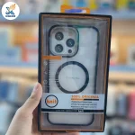 کاور برند Knit مگ‌سیف‌دار با محافظ لنز شفاف مناسب برای آیفون 16 پرومکس - تصویر 3