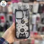 کاور شفاف طرح گربه مناسب برای آیفون 15 پرومکس