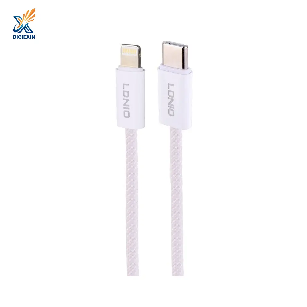 کابل تبدیل الدینیو USB-C به لایتنینگ مدل LS901I طول یک متر کابل تبدیل الدینیو USB-C به لایتنینگ مدل LS901I طول یک متر - تصویر 1